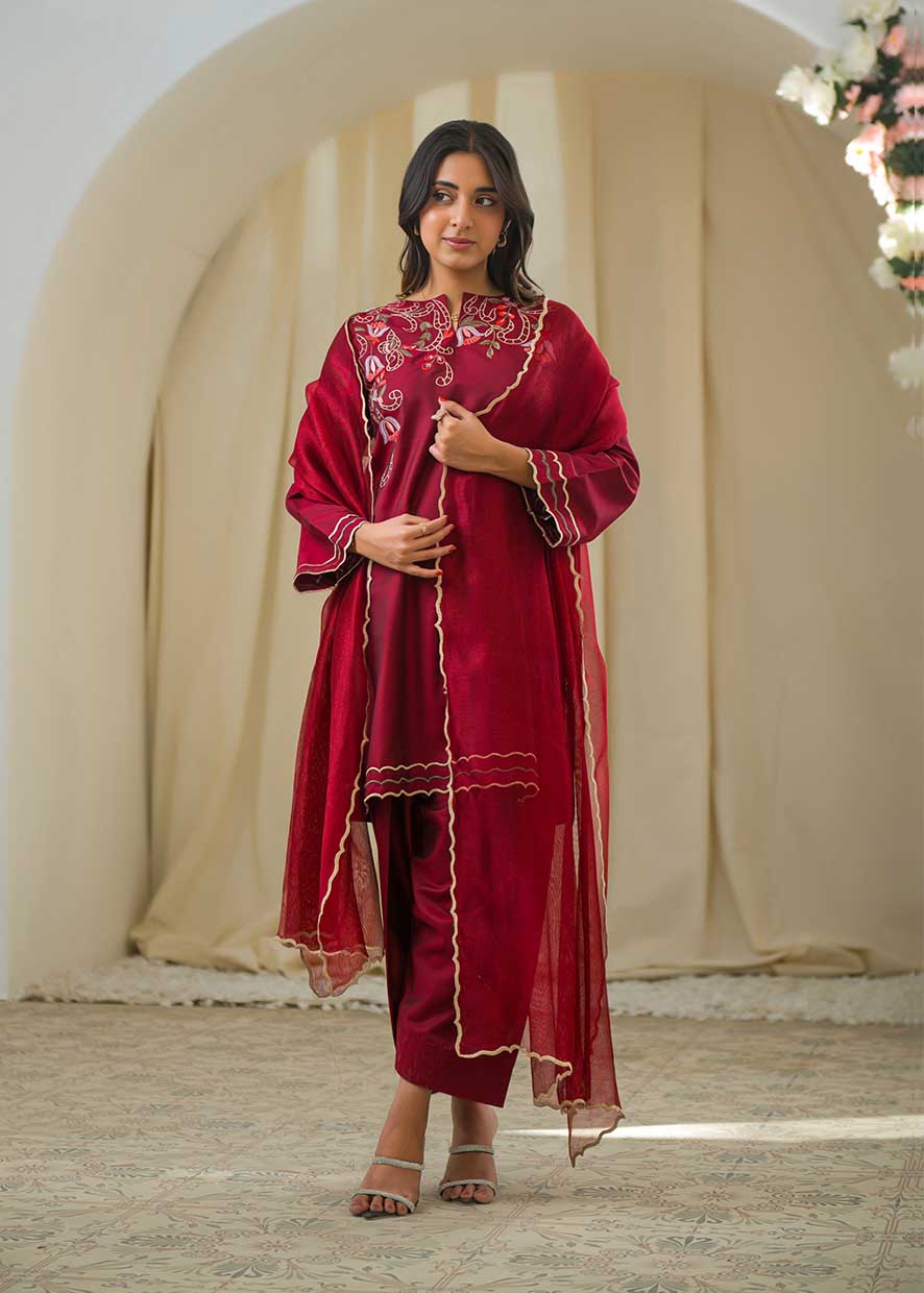 Spring Allure - Burgundy